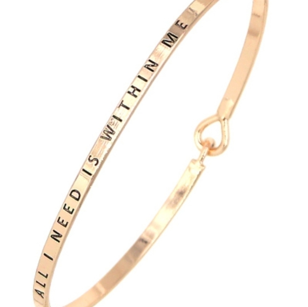 All I Need Is Within Me Bracelet